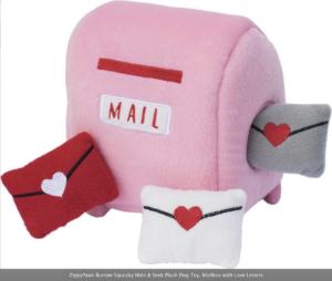 Ziggy paws mailbox - dog toy